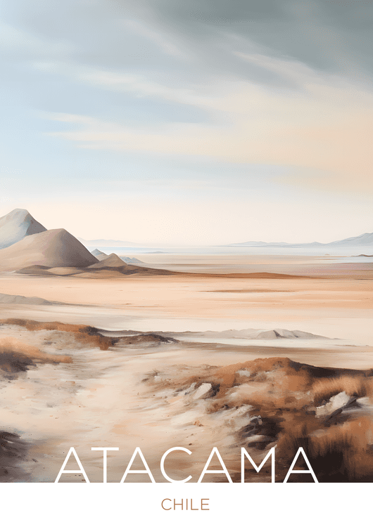 The Atacama Desert - Chile - Acrylic Technique preview