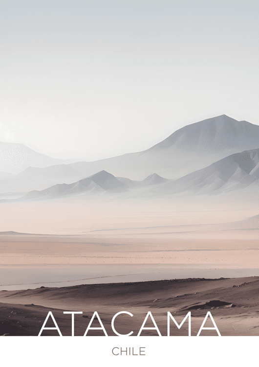 The Atacama Desert - Chile - Brush Work Technique preview