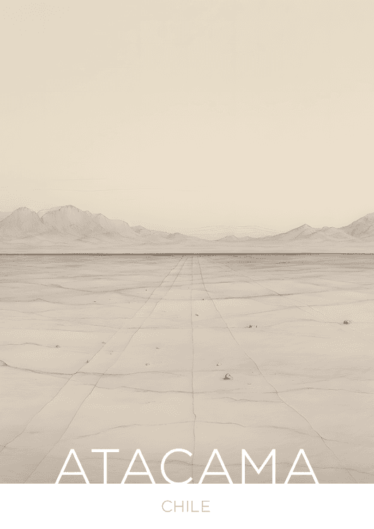 The Atacama Desert - Chile - Single Line Technique preview