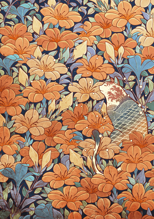 Neko and flowers preview