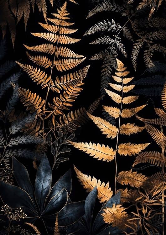 Golden fern nature 1 #ferns preview