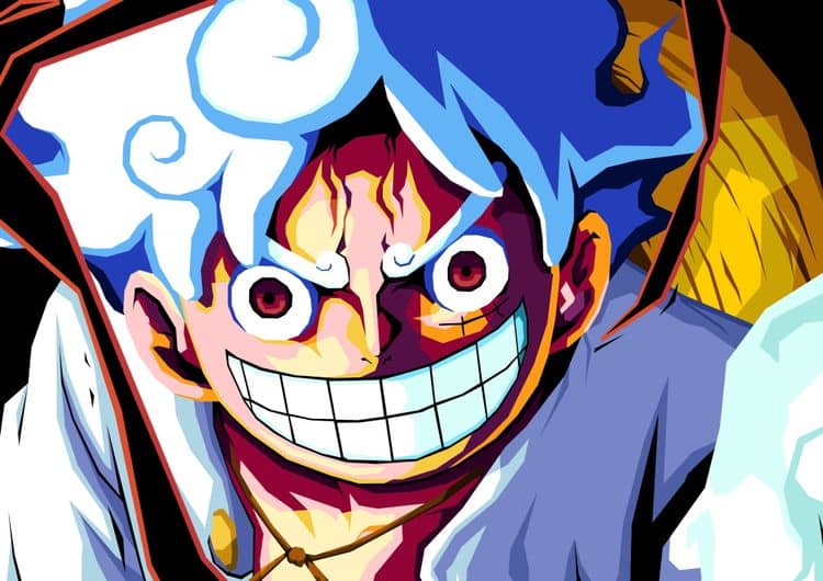 Anime One Piece Luffy Gear 5 in trending preview