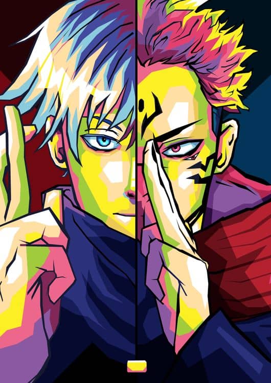 Best anime Jujutsu Kaisen Gojo X Sukuna in best illustration preview