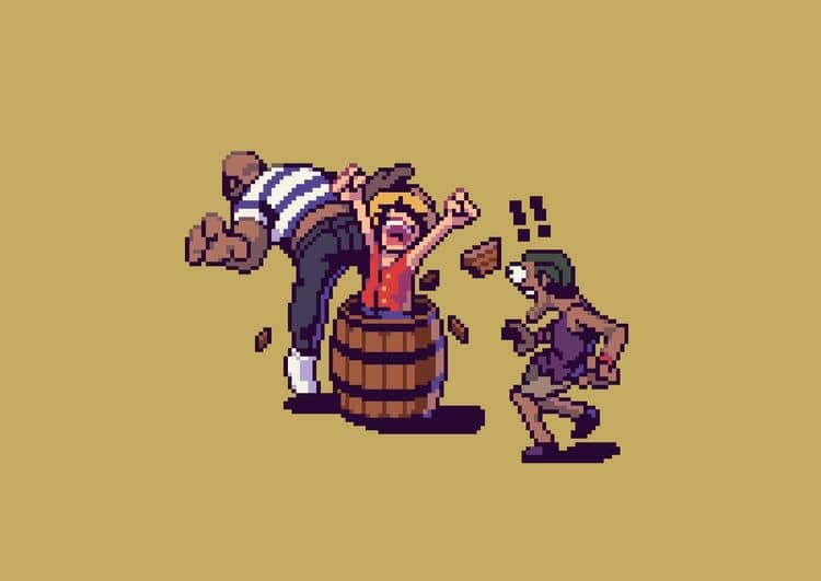 Luffy shows up preview