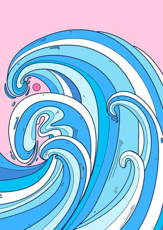 The rolling ocean preview