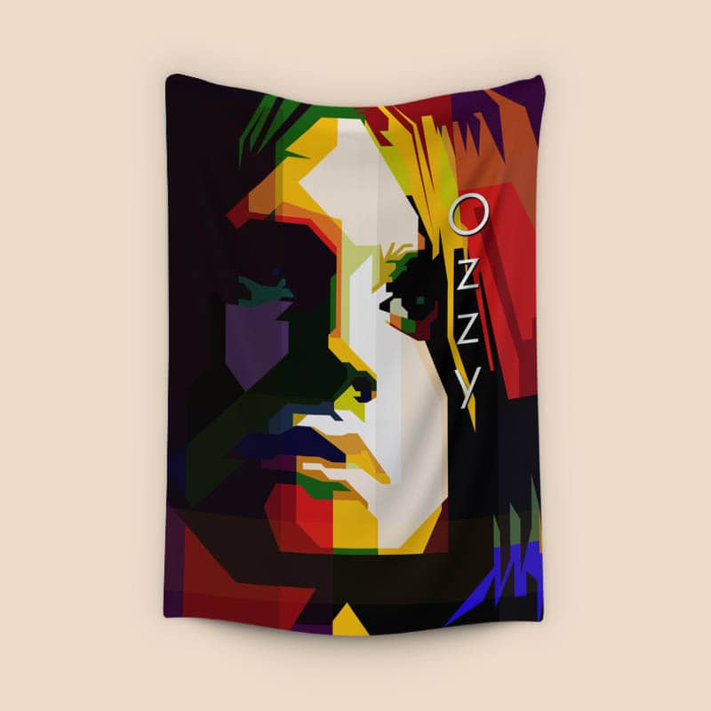 Ozzy Osbourne Pop Art WPAP Portrait preview