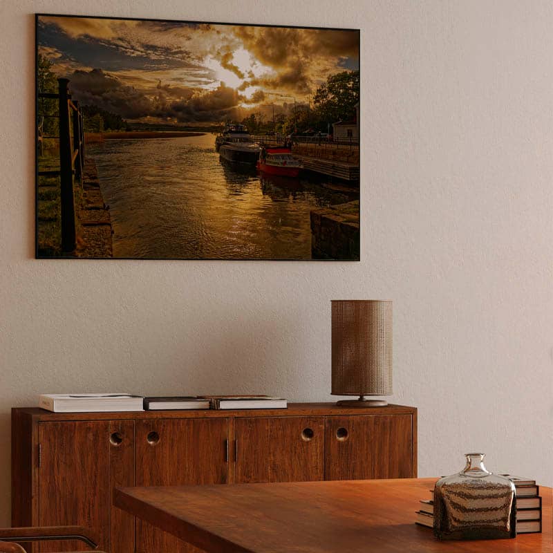 Springtime evening sun preview