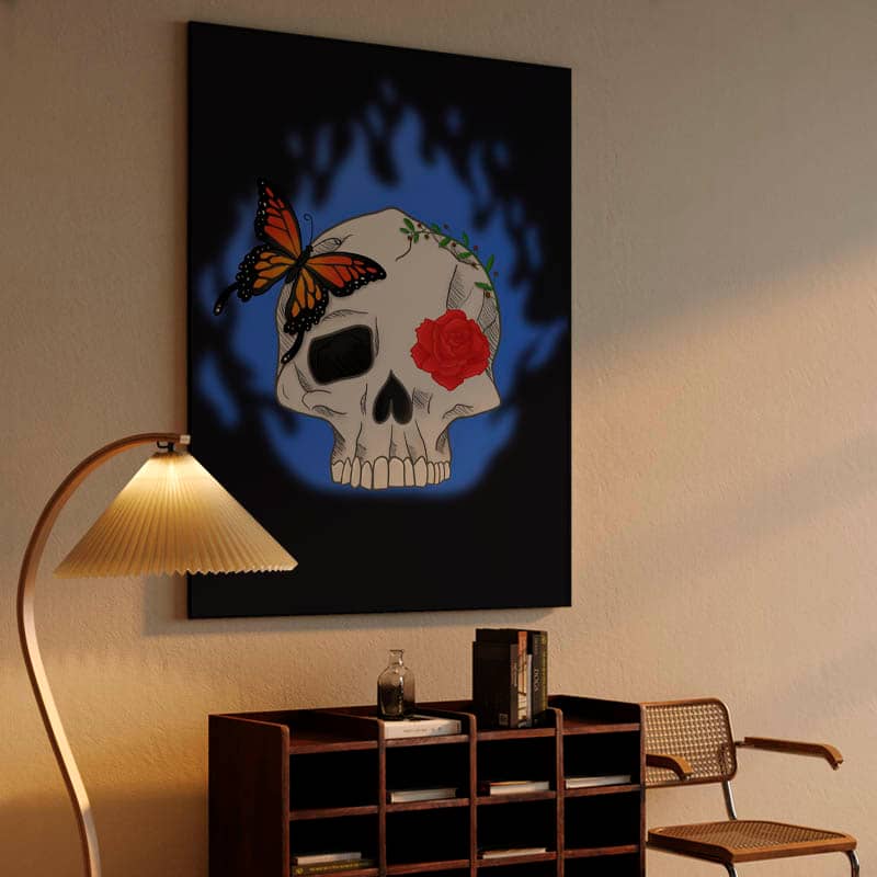 Butterfly skull preview