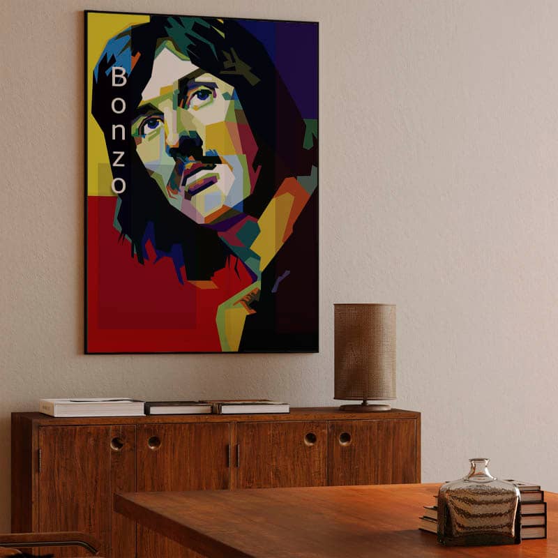 John Bonham "Bonzo" Pop Art WPAP preview