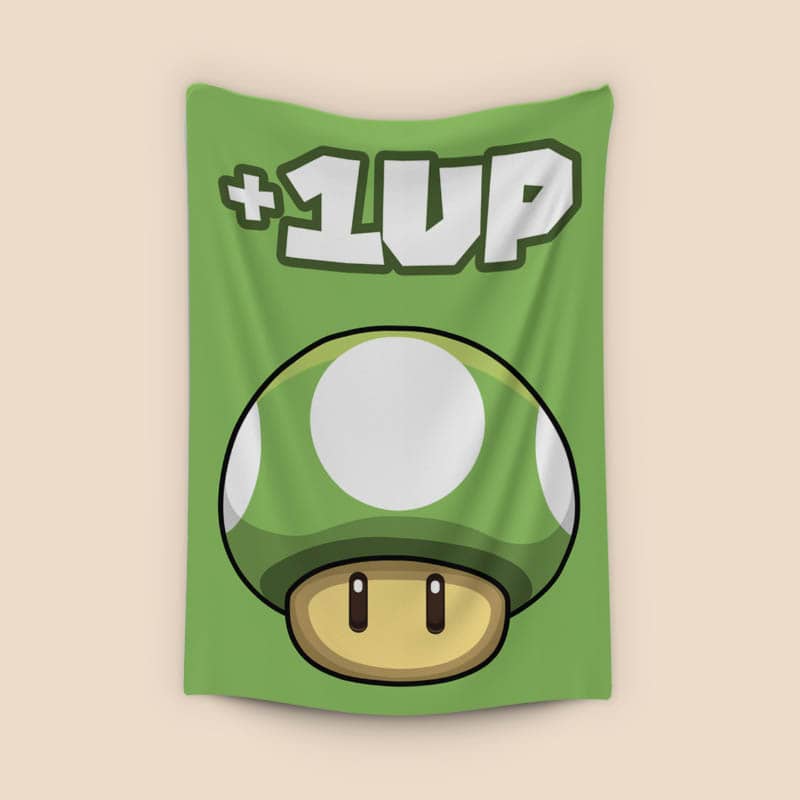 '+1UP Mario mushroom preview