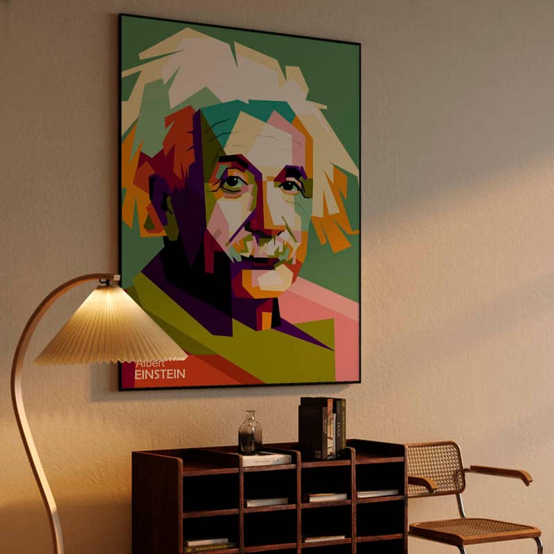 Einstein in wpap pop art preview