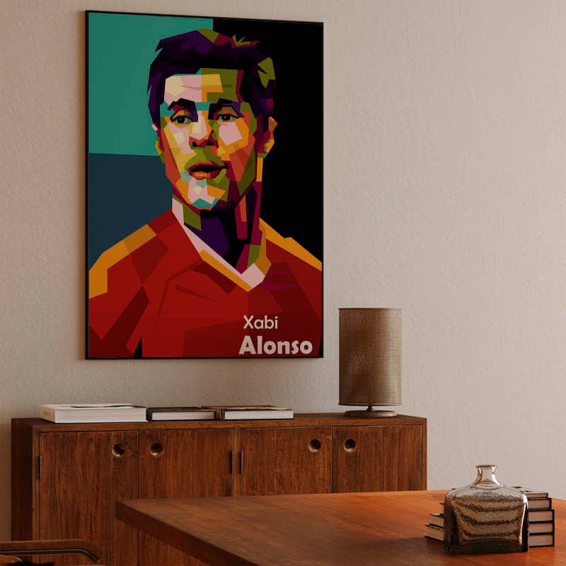 Xabi Alonso in amazing pop art preview