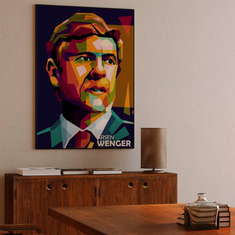 Arsen Wenger in wpap pop art preview