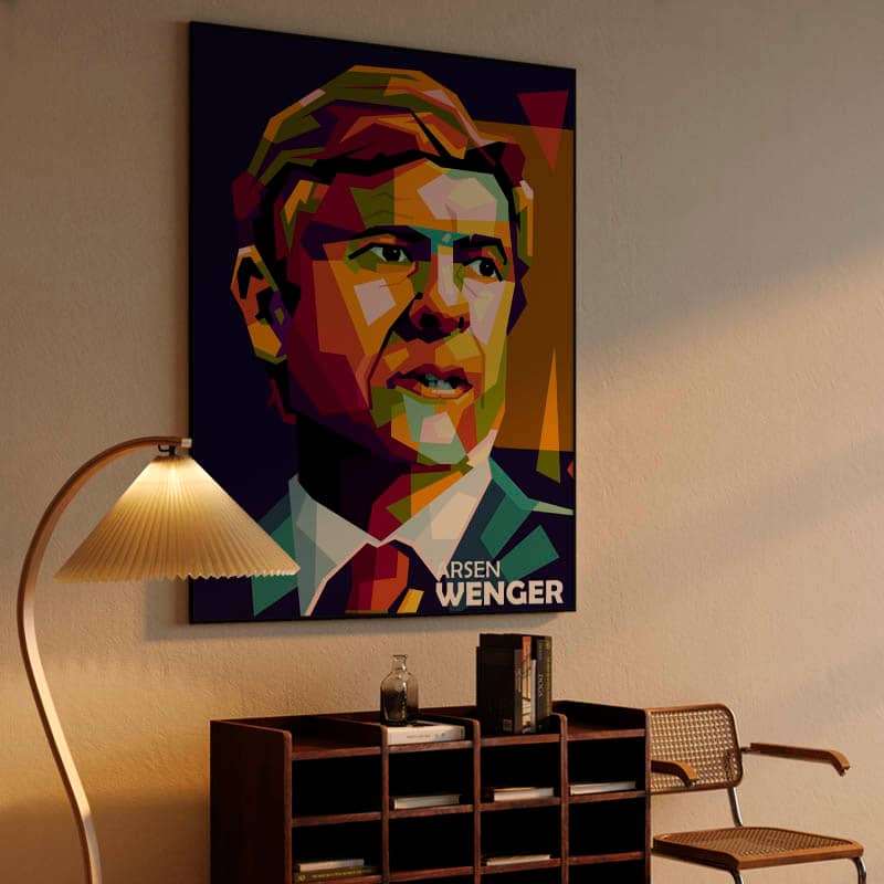 Arsen Wenger in wpap pop art preview