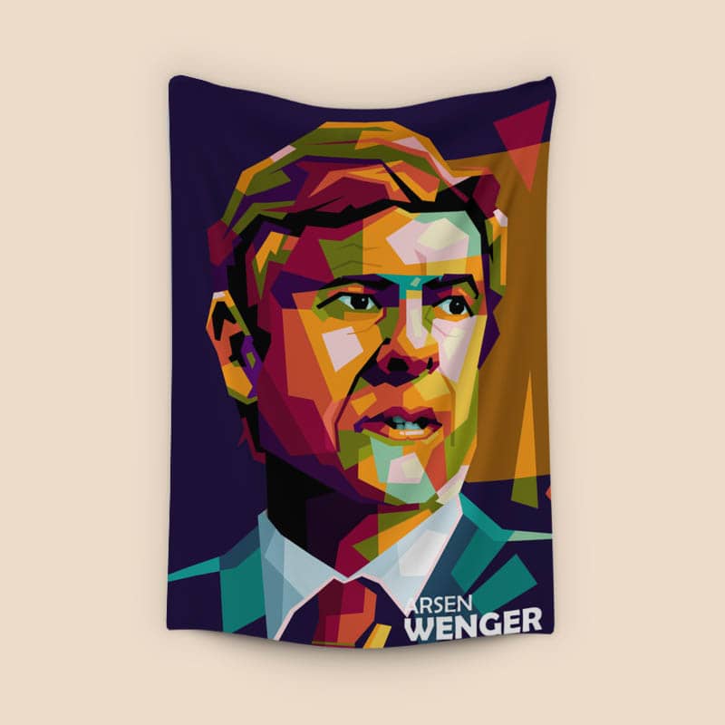 Arsen Wenger in wpap pop art preview