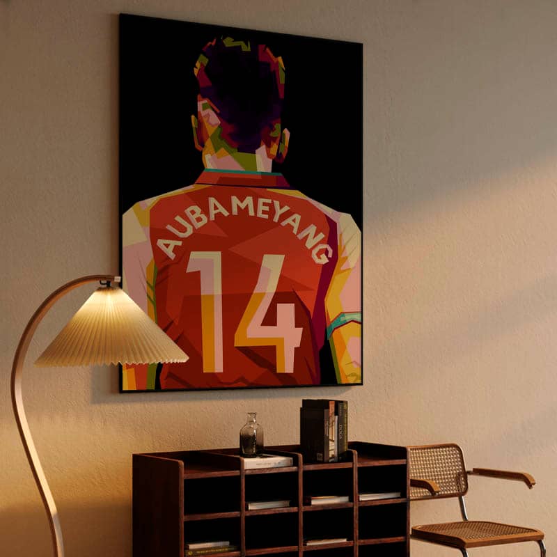 Emerick Aubameyang in amazing pop art preview