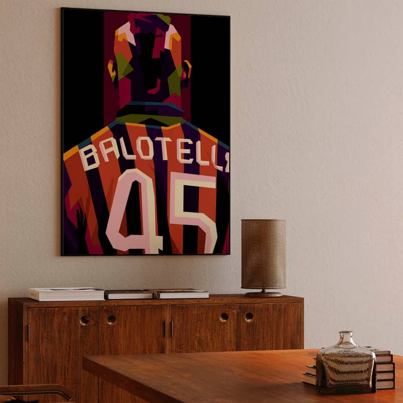 Mario Balloteli in amazing pop art preview