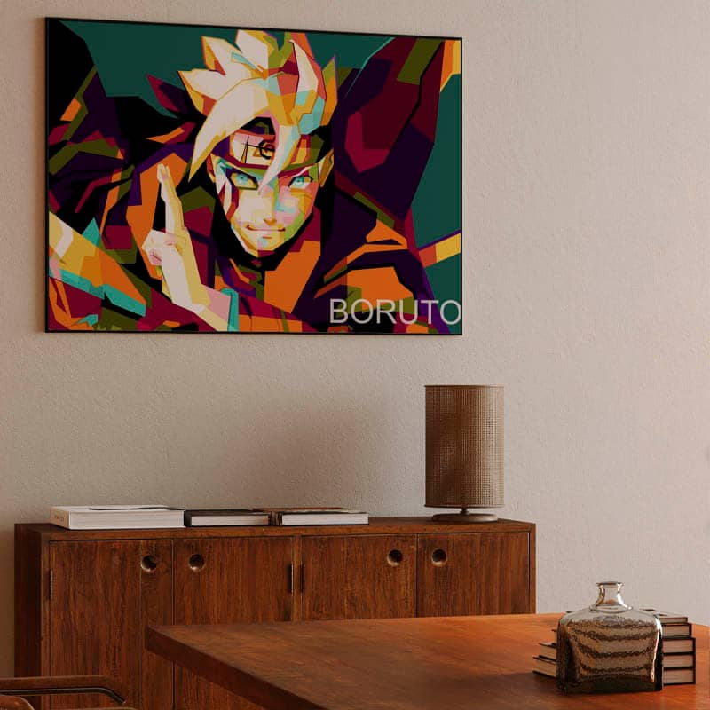 Anime Boruto in pop art preview