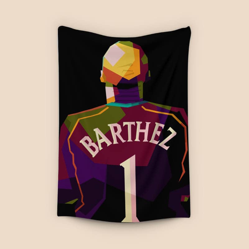 Fabien Barthez in wpap pop art preview