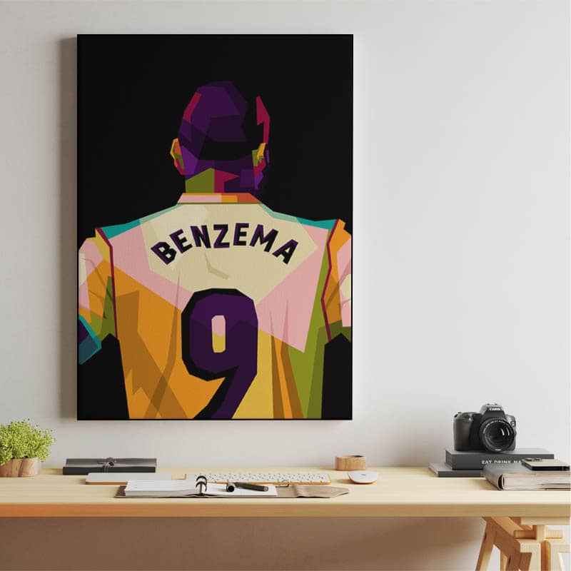Amazing Pop art Karim Benzema preview