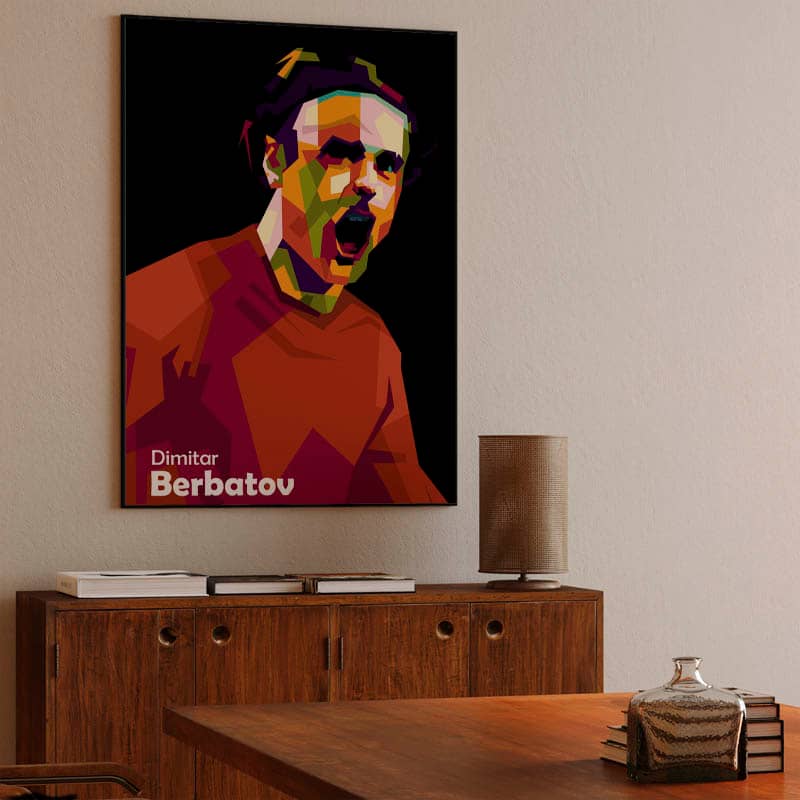 Dimitar Berbatov in top Pop art preview