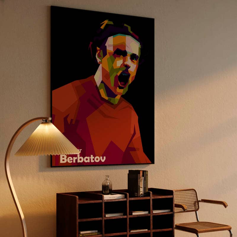 Dimitar Berbatov in top Pop art preview
