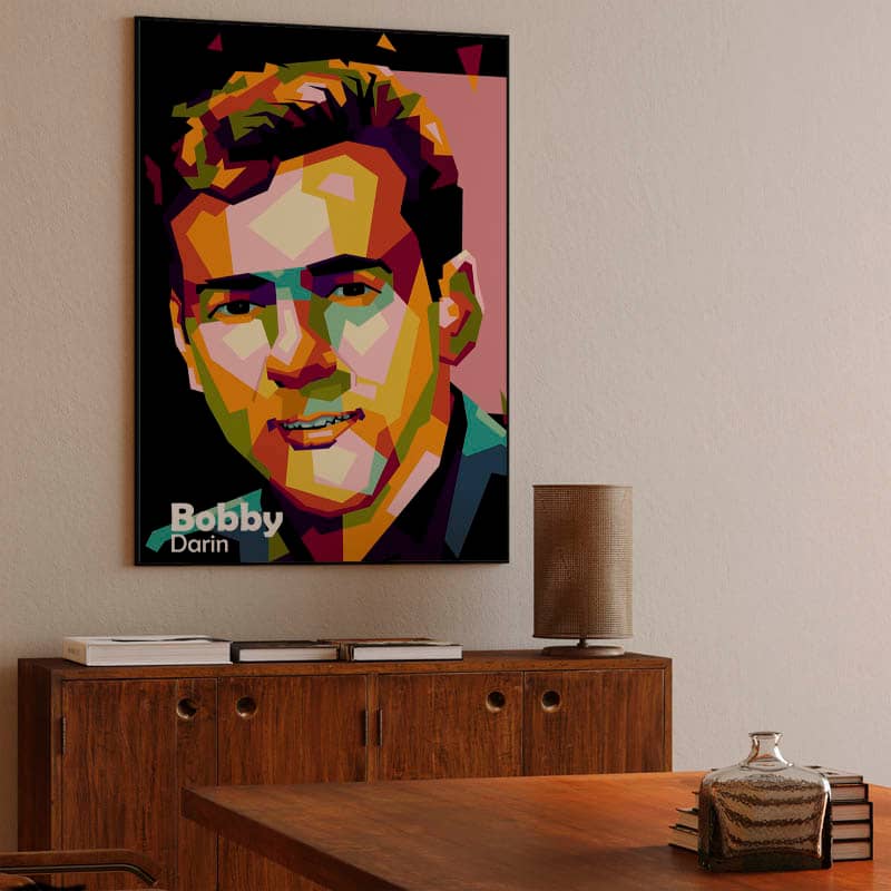 Music 70s Bobby Darin in wpap art preview