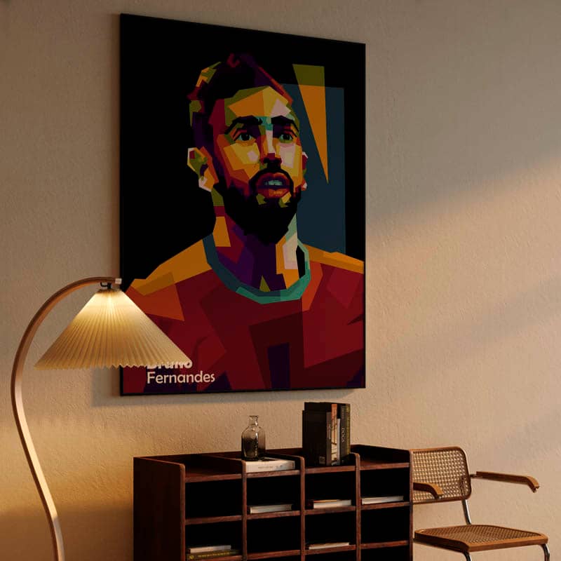 Bruno Fernandes in wpap pop art preview