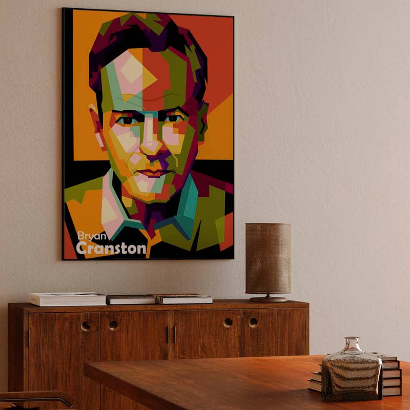 Bryan Cranston in wpap pop art preview