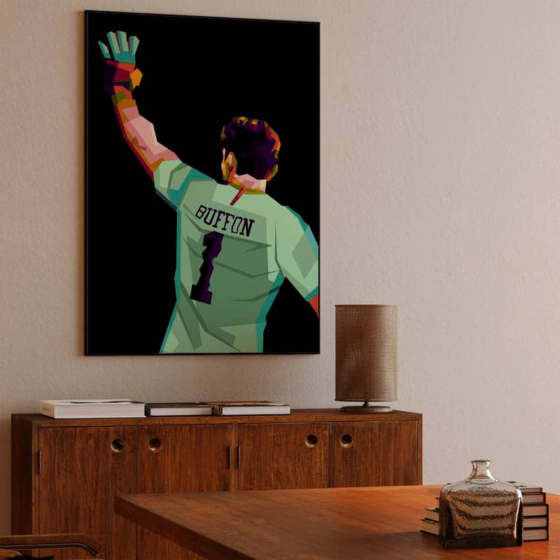 Gianluigi Buffon in wpap pop art preview
