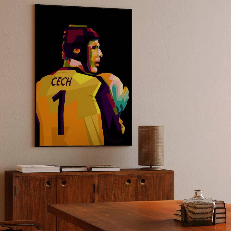Petr Cech in wpap pop art preview