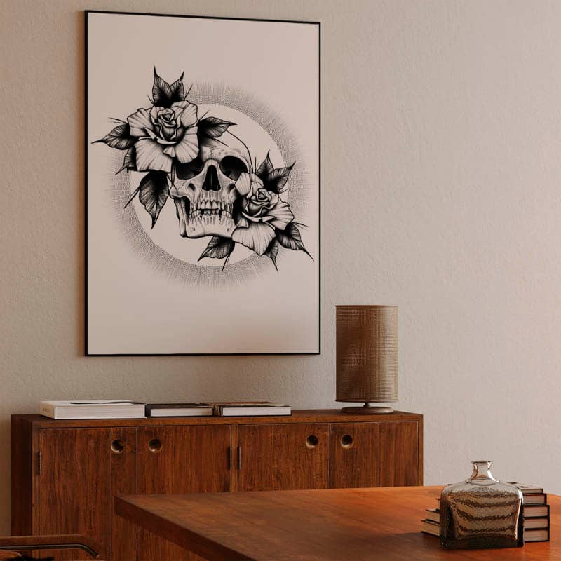skull and roses preview