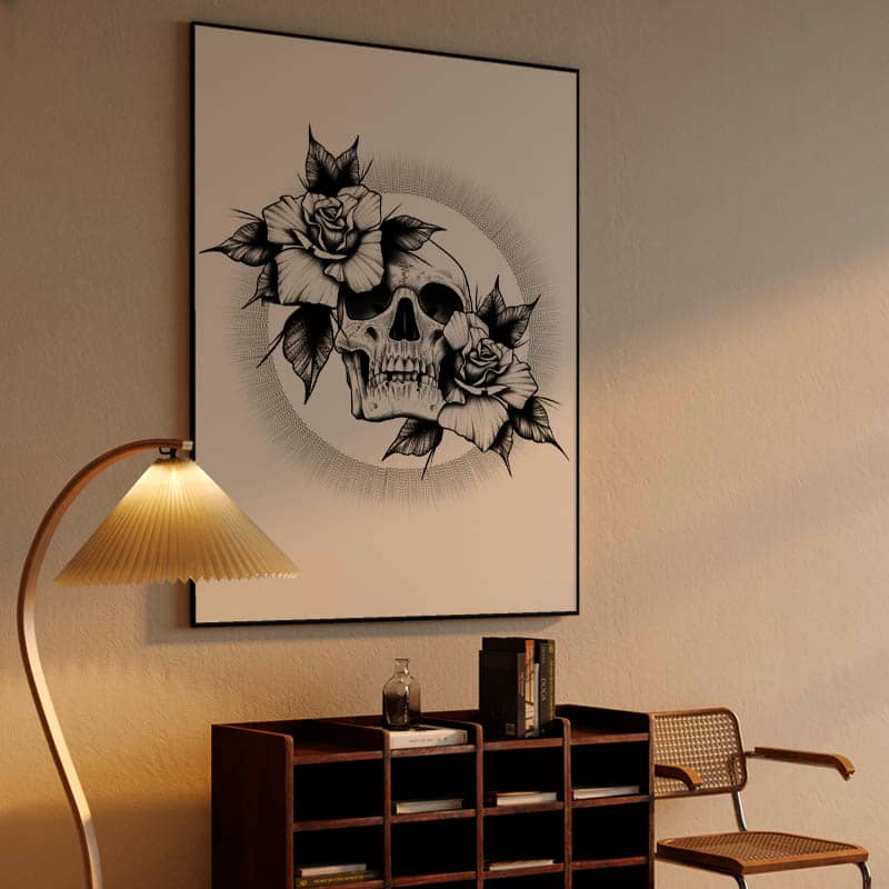 skull and roses preview