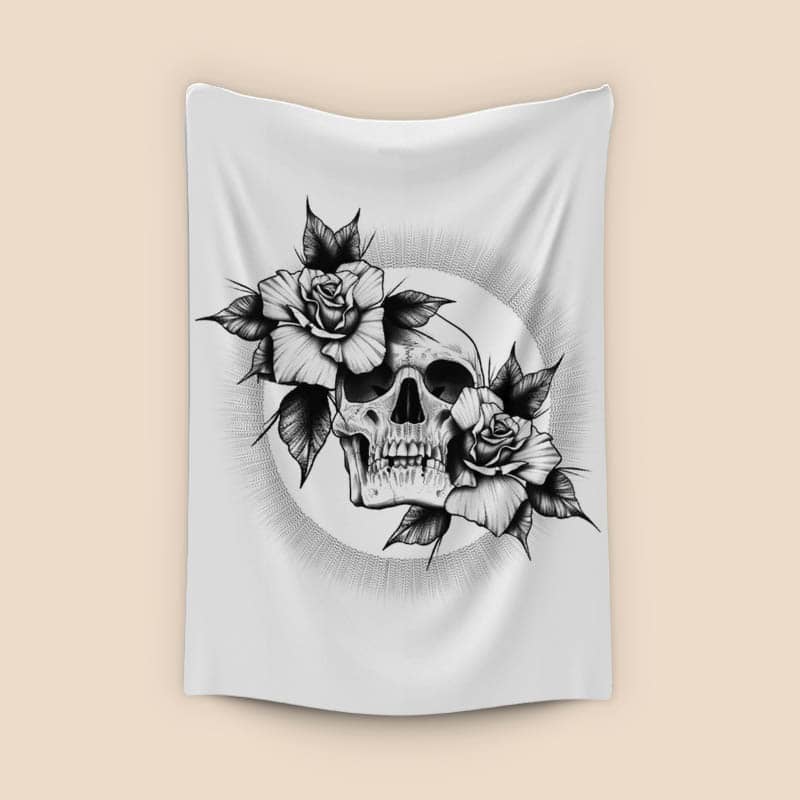 skull and roses preview