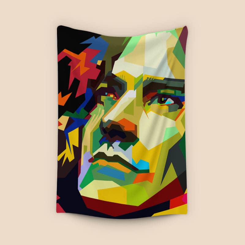 Robert Plant Pop Art WPAP - Canvast Print preview