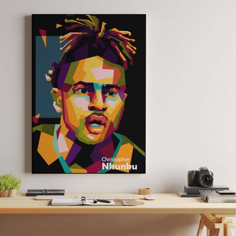 Christoper Nkunku in wpap pop art preview