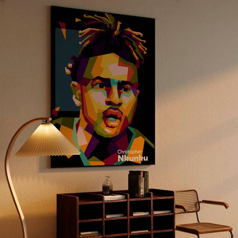 Christoper Nkunku in wpap pop art preview
