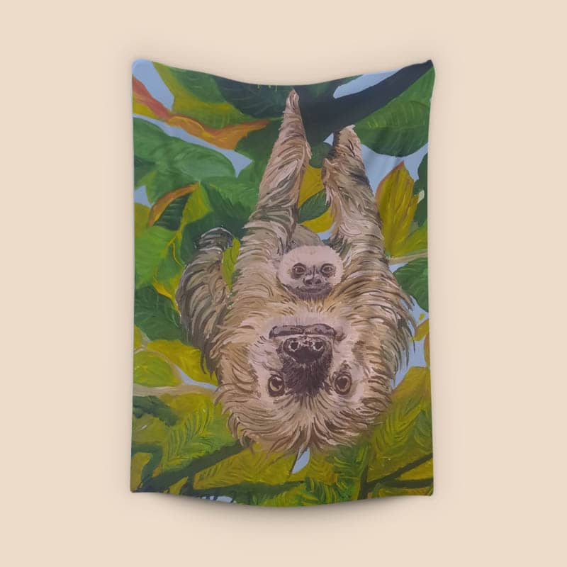 Mother and child Sloths preview