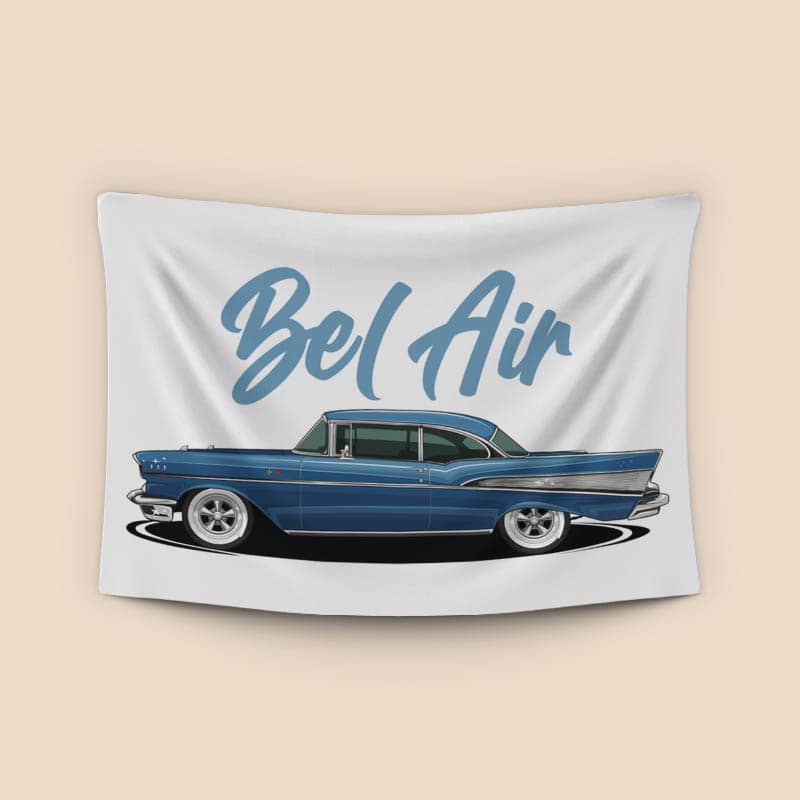 Chevrolet Bel Air 1957 Car Canvas Chevrolet preview