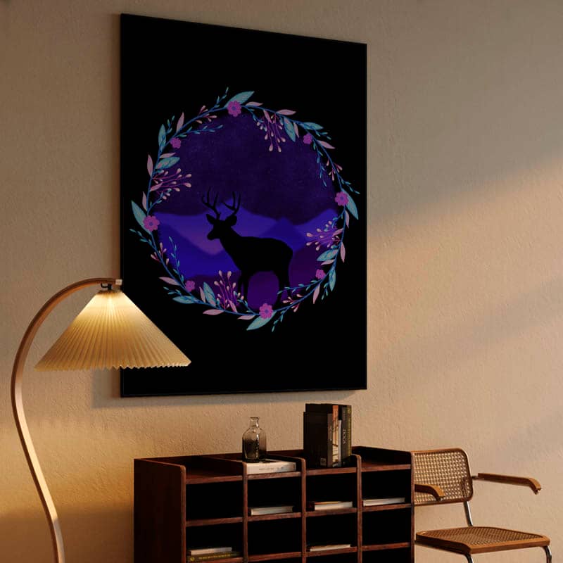 Deer dream landscape preview