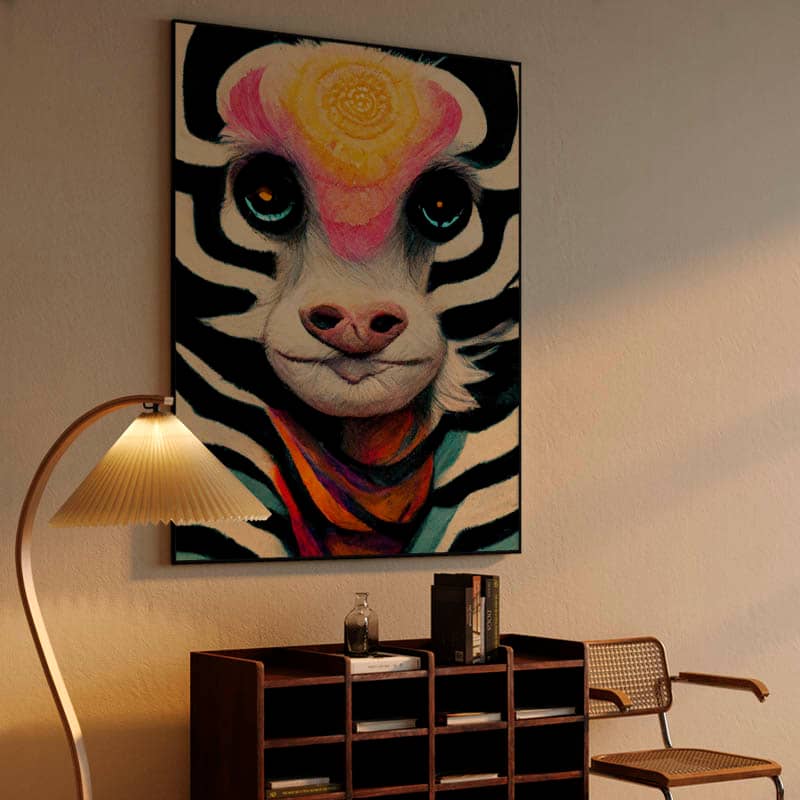 Zebras painting preview