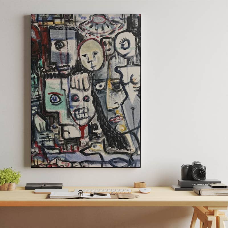 Abstract crowd preview