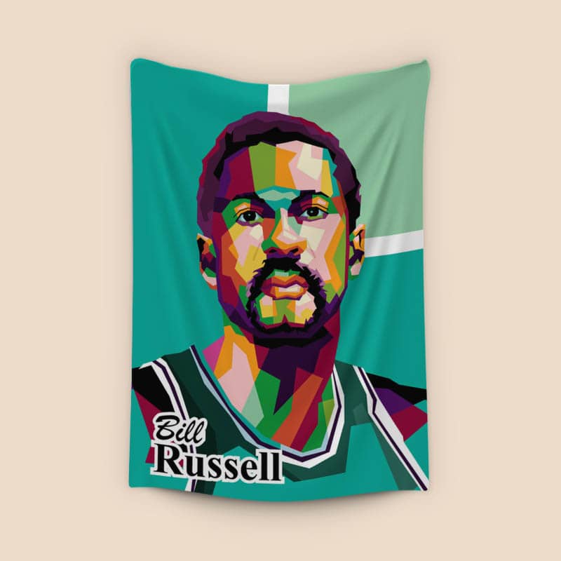 Bill Russel in trending pop art preview