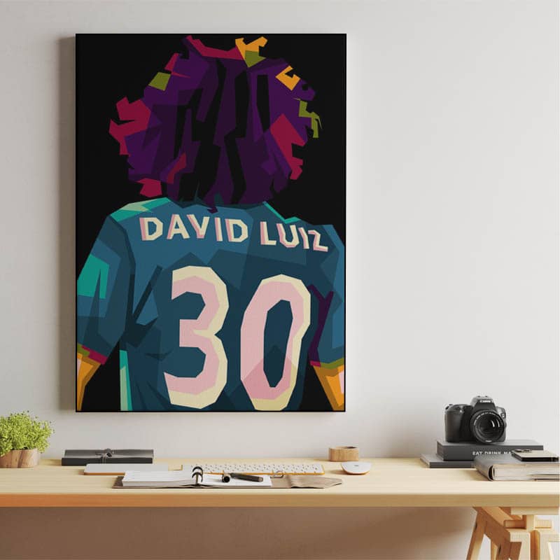 David Luiz in wpap pop art preview