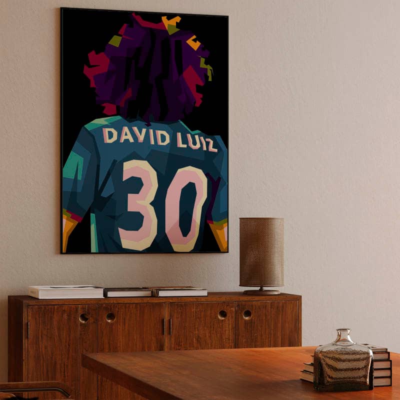 David Luiz in wpap pop art preview