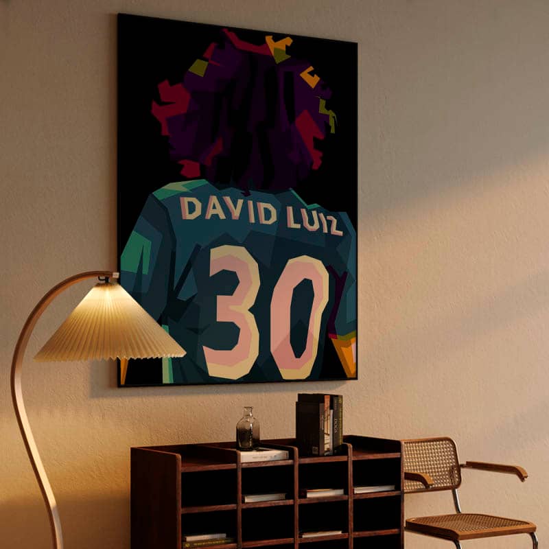 David Luiz in wpap pop art preview