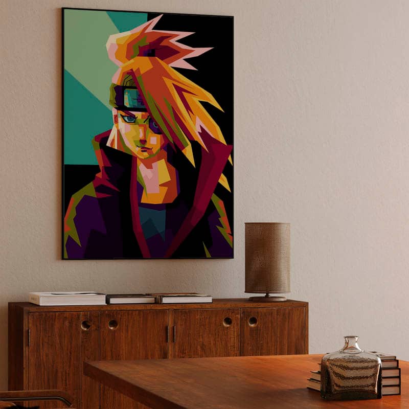 Anime Naruto Daidara wpap poster preview