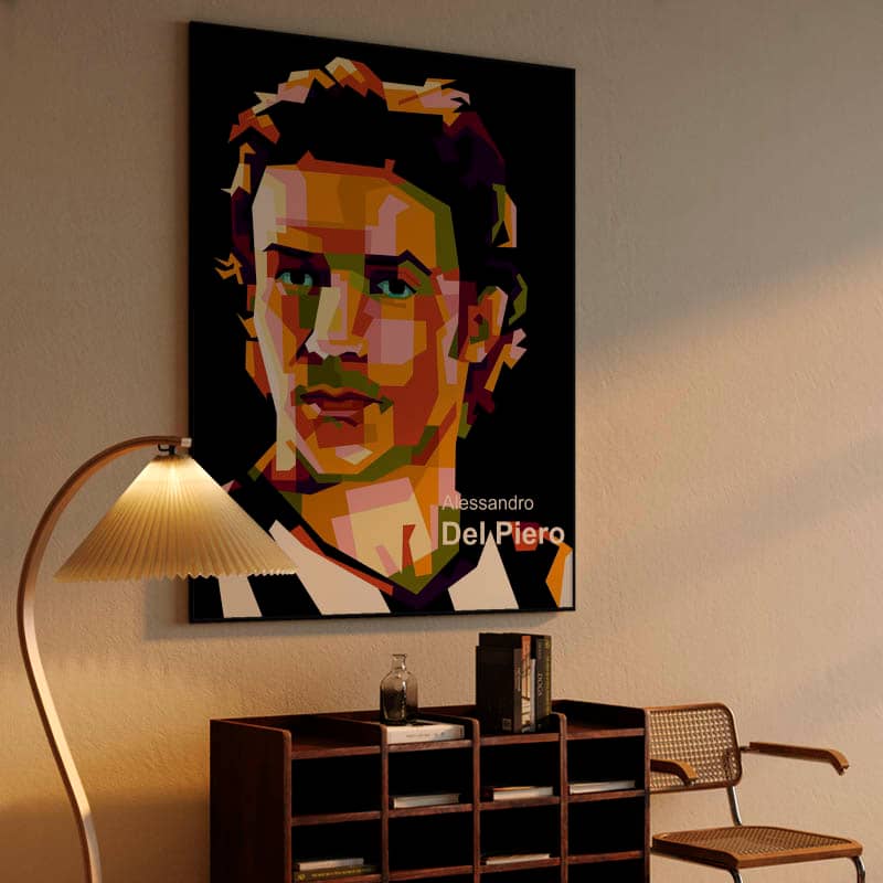 Del Piero in pop art amazing preview