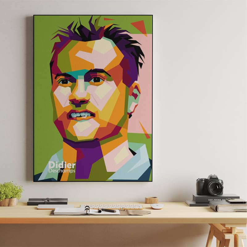 Didier Deschamps in wpap pop art preview