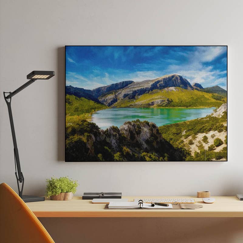 Reservoir in spring preview